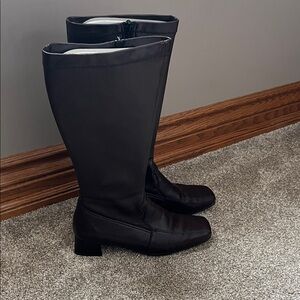 Rieker Chocolate Heeled Boots
